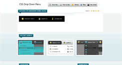 Desktop Screenshot of cssdropdown-menu.com